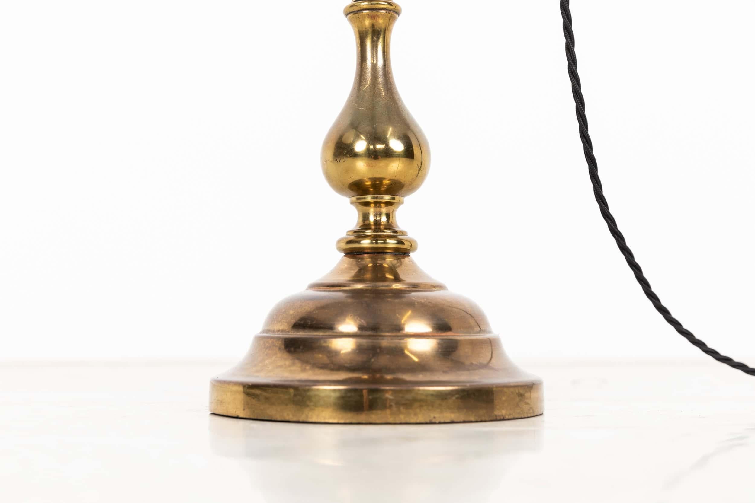 Antike industrielle Anfang des 20. Jahrhunderts Messing Rise & Fall GEC Schreibtischlampe c.1920 1