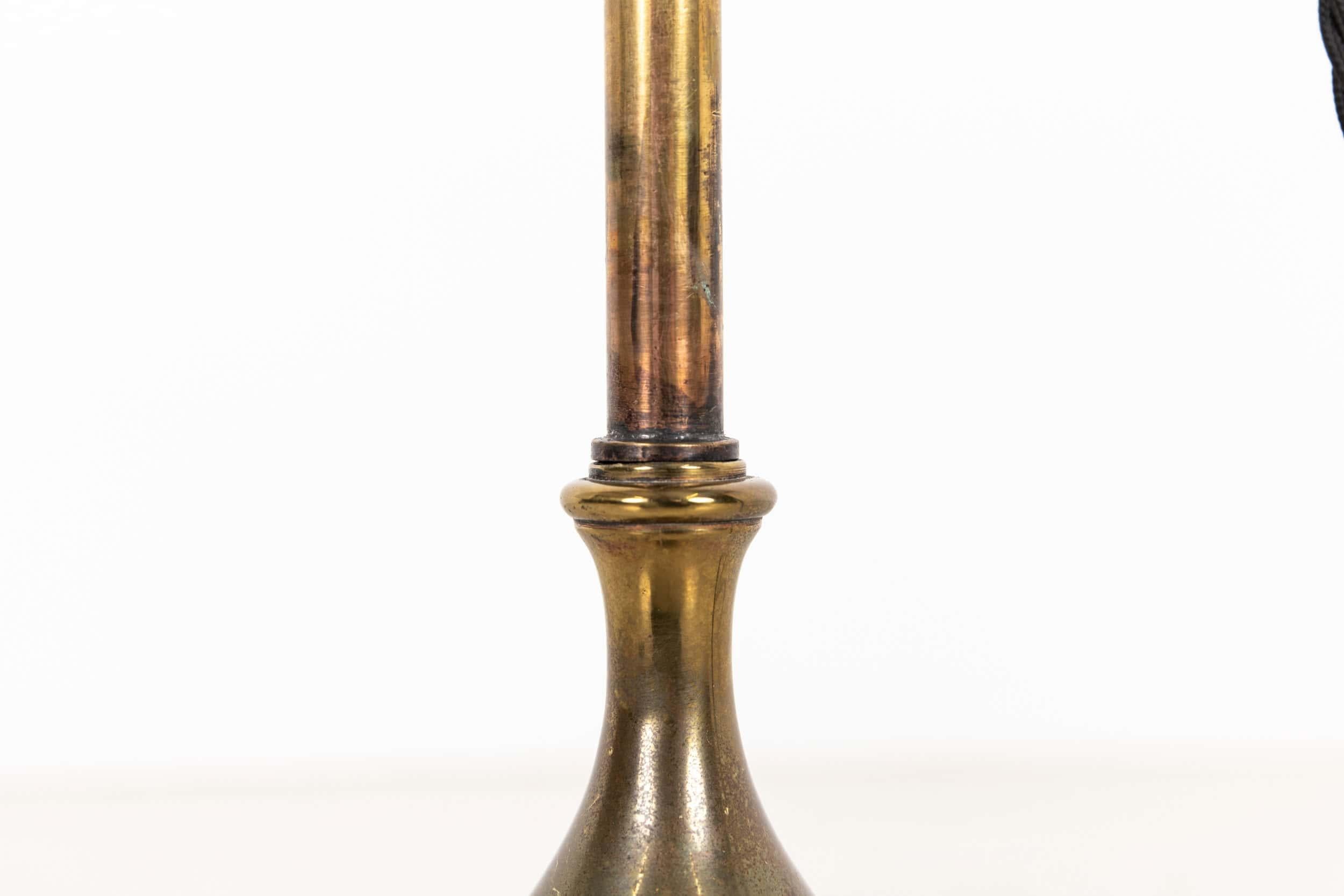 Antike industrielle Anfang des 20. Jahrhunderts Messing Rise & Fall GEC Schreibtischlampe c.1920 2