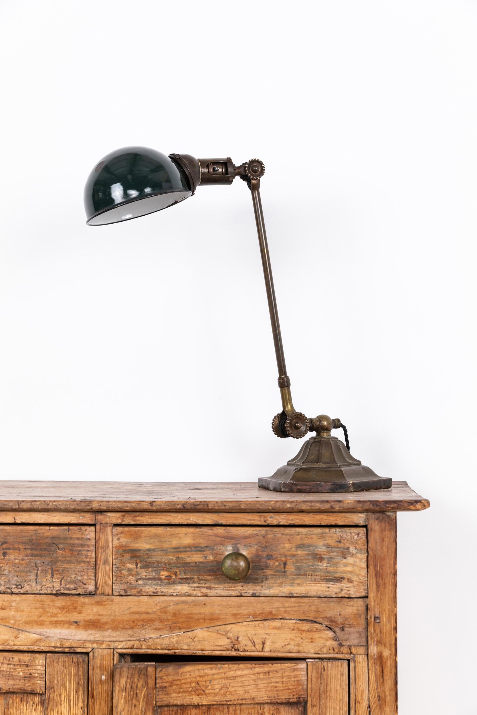 Antique Industrial Early Brass Dugdills Piano Desk Lamp, c.1915 For Sale 1