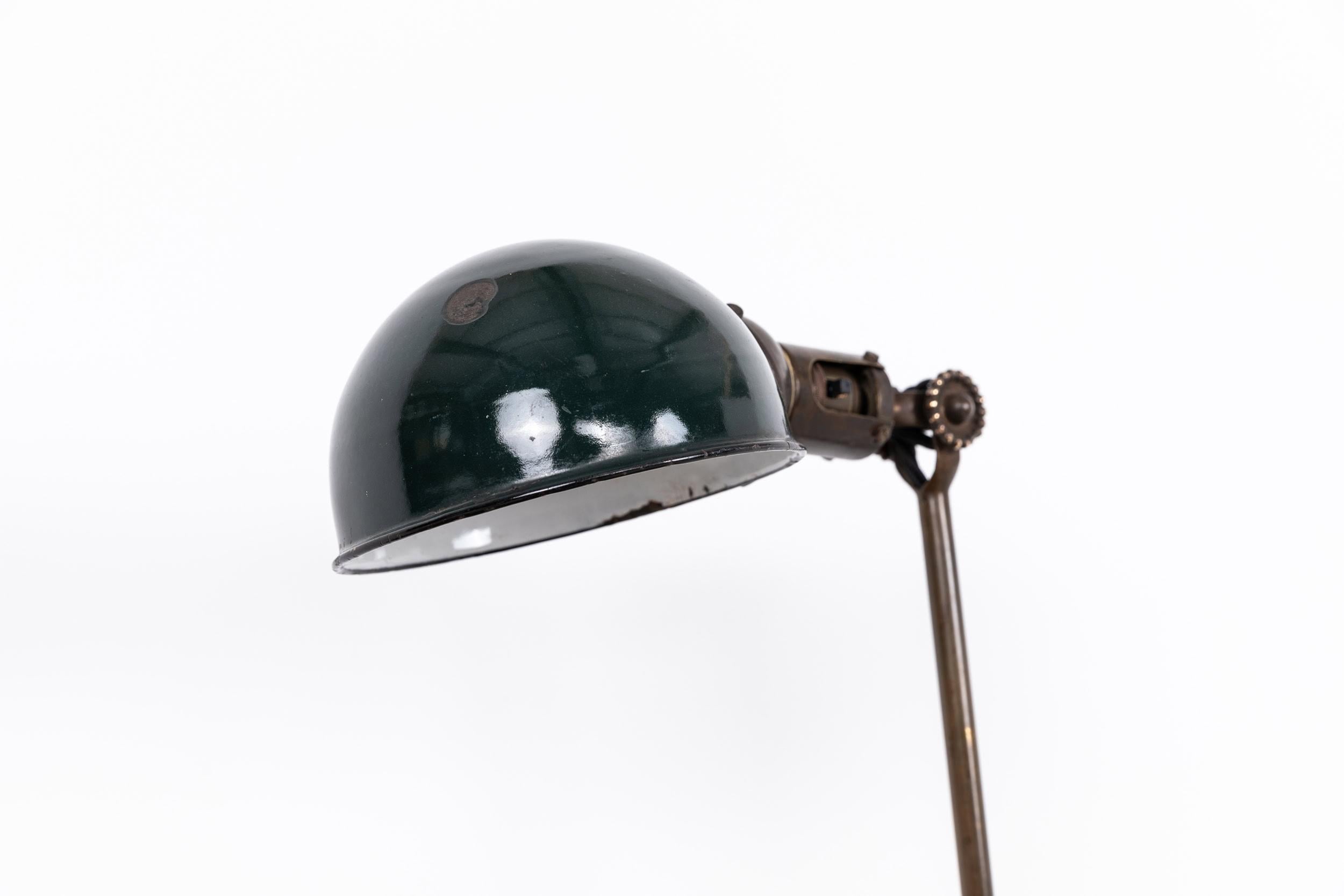 Antique Industrial Early Brass Dugdills Piano Desk Lamp, c.1915 For Sale 2