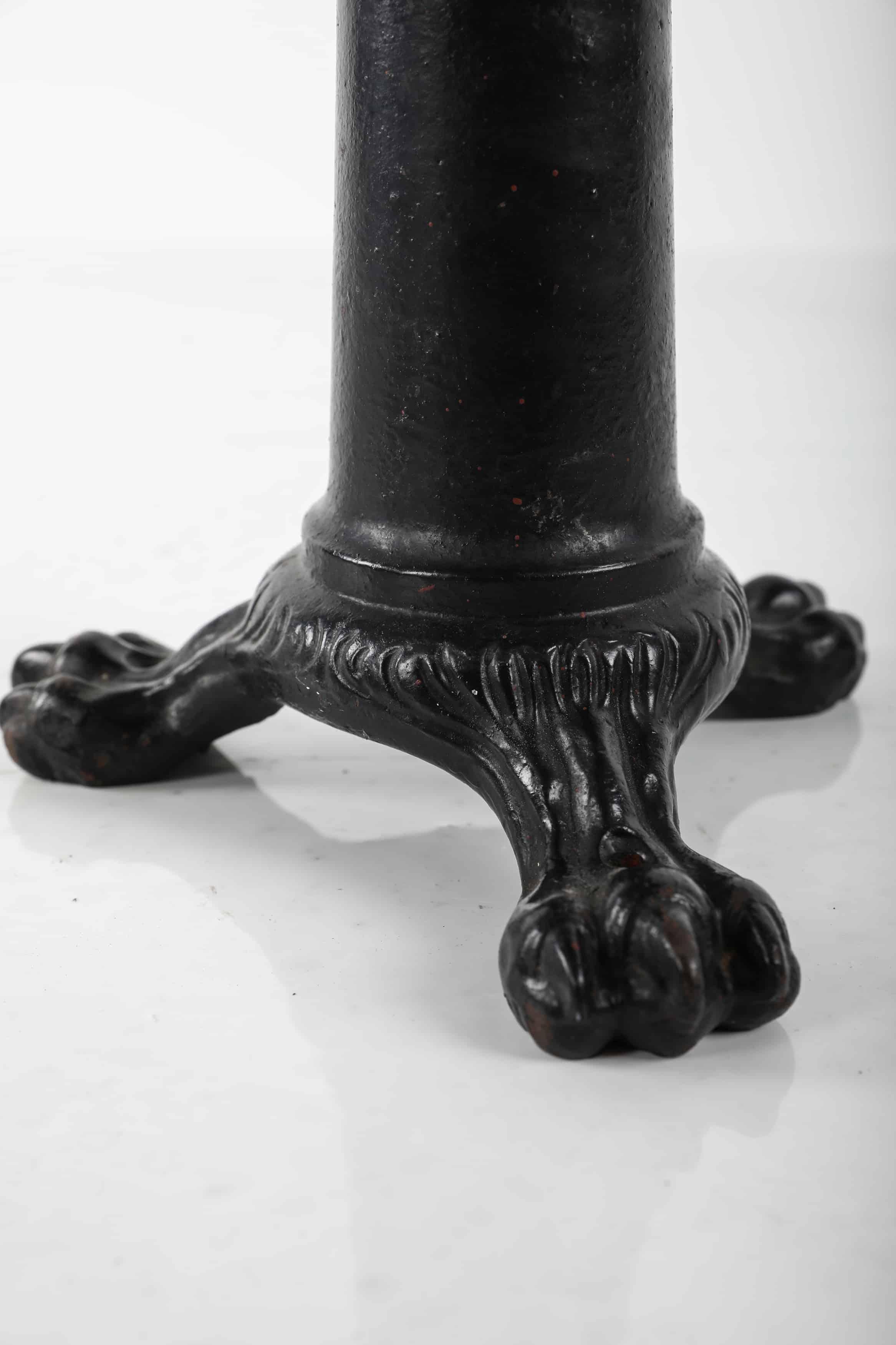 Cast Antique Industrial Early Claw Foot Simanco Singer Factory Stool, C.1900