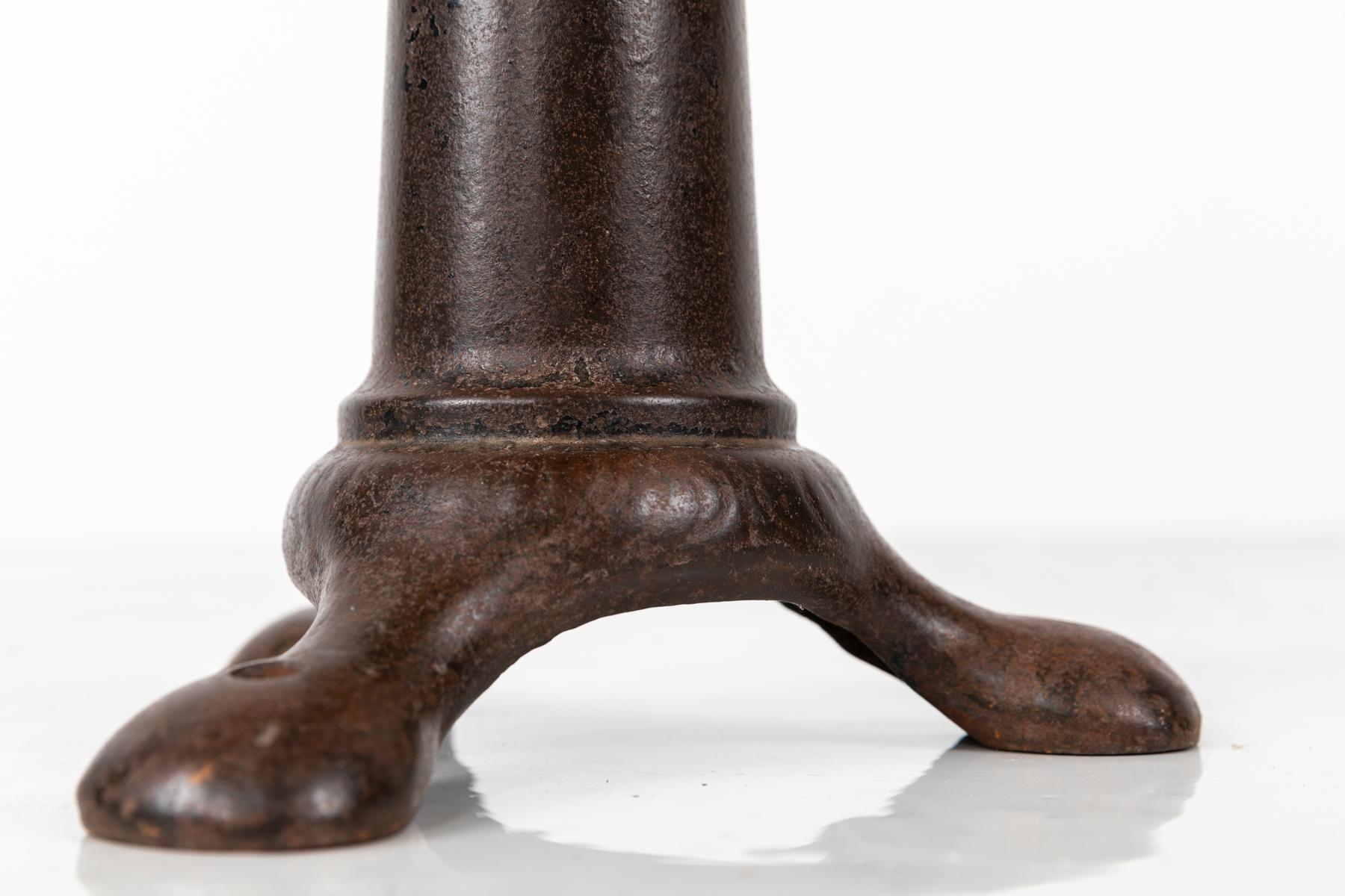 Antique Industrial Early Claw Foot Simanco Singer Factory Stool, C.1900 In Fair Condition In London, GB
