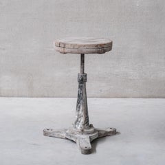 Stand de sculpture anglaise industrielle antique (1)
