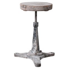 Antique Industrial English Sculpture Stand (1)