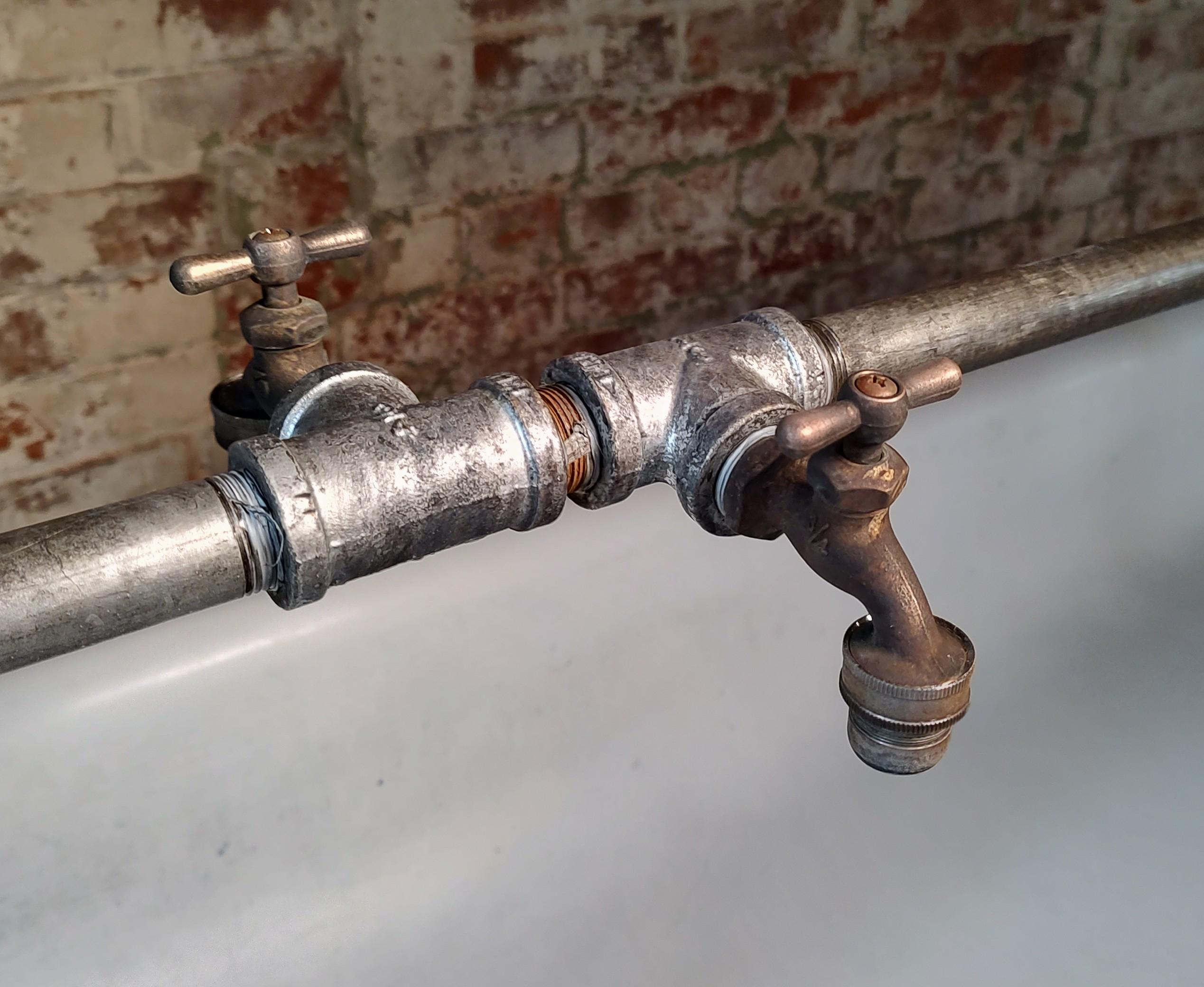 Antique Industrial Factory Trough Sink For Sale 1