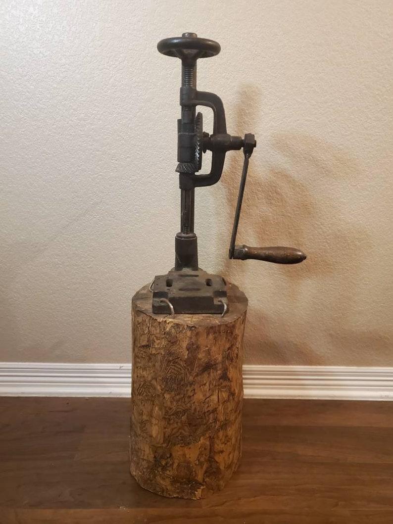 antique drill press