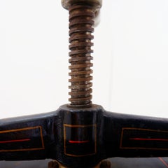 Antigua prensa industrial de hierro para libros - Años 30/40