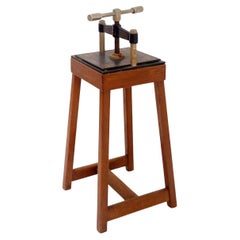 Antique Industrial Iron Book Press - 1930/40s