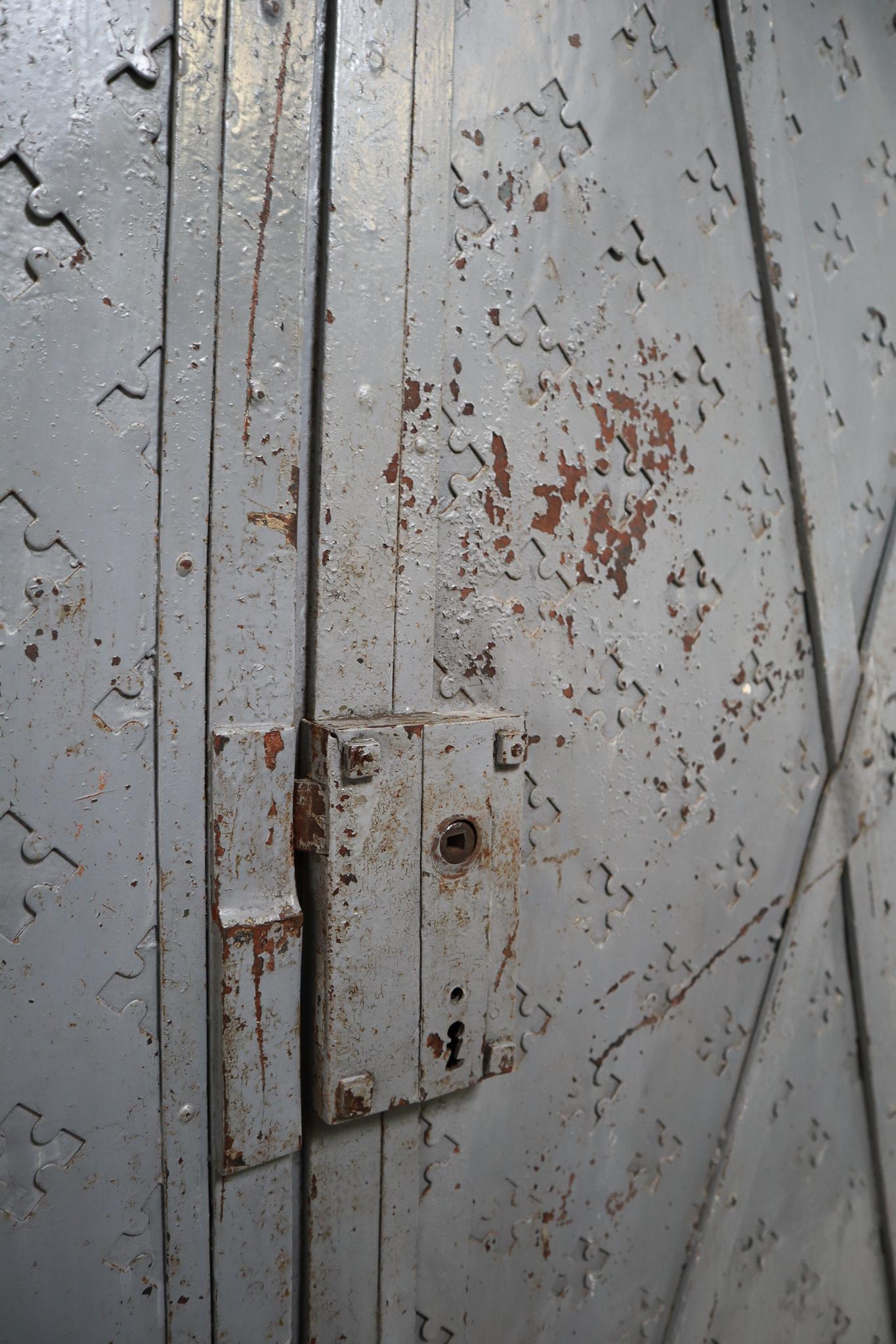 Antique Industrial Italian Mid-18th Century Iron Doors 1