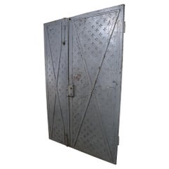 Antique Industrial Italian Mid-18th Century Iron Doors