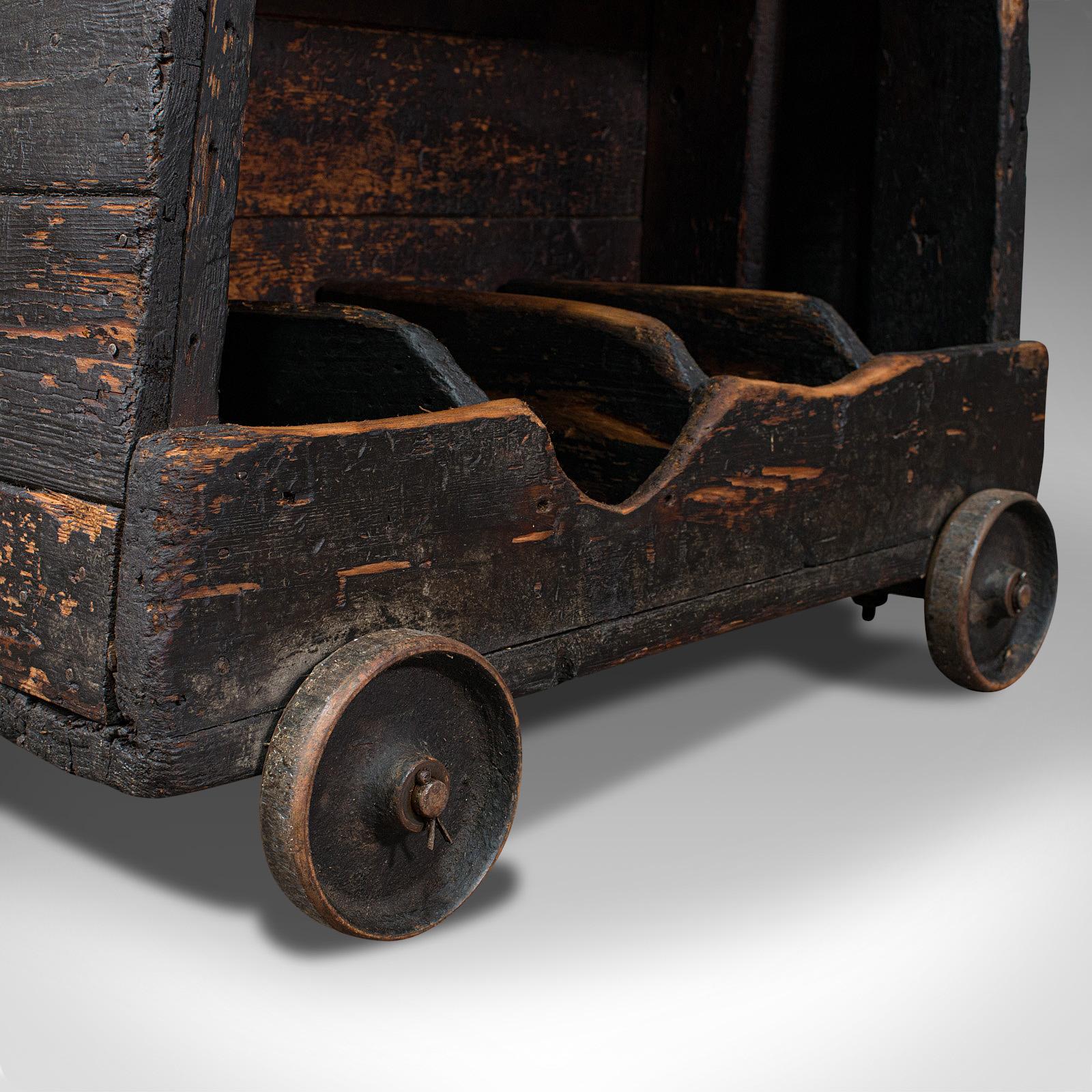 Antique Industrial Machinist's Truck, English, Trolley, Kitchen, Wine, Victorian For Sale 6