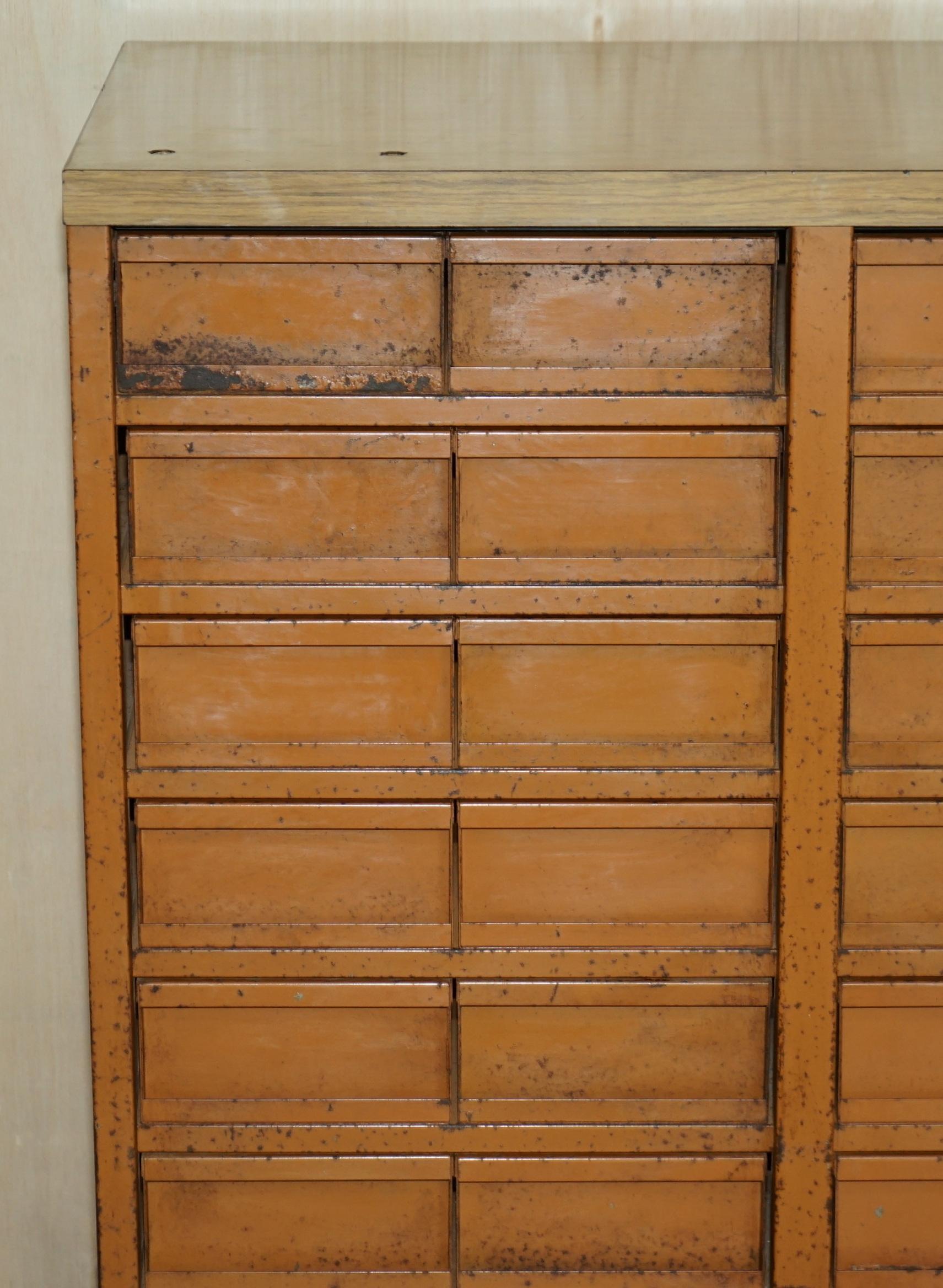 vintage metal chest of drawers