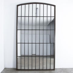 Antique Industrial Mirrored Iron Windows