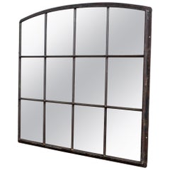 Antique Industrial Mirrored Iron Windows