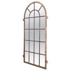 Antique Industrial Mirrored Iron Windows