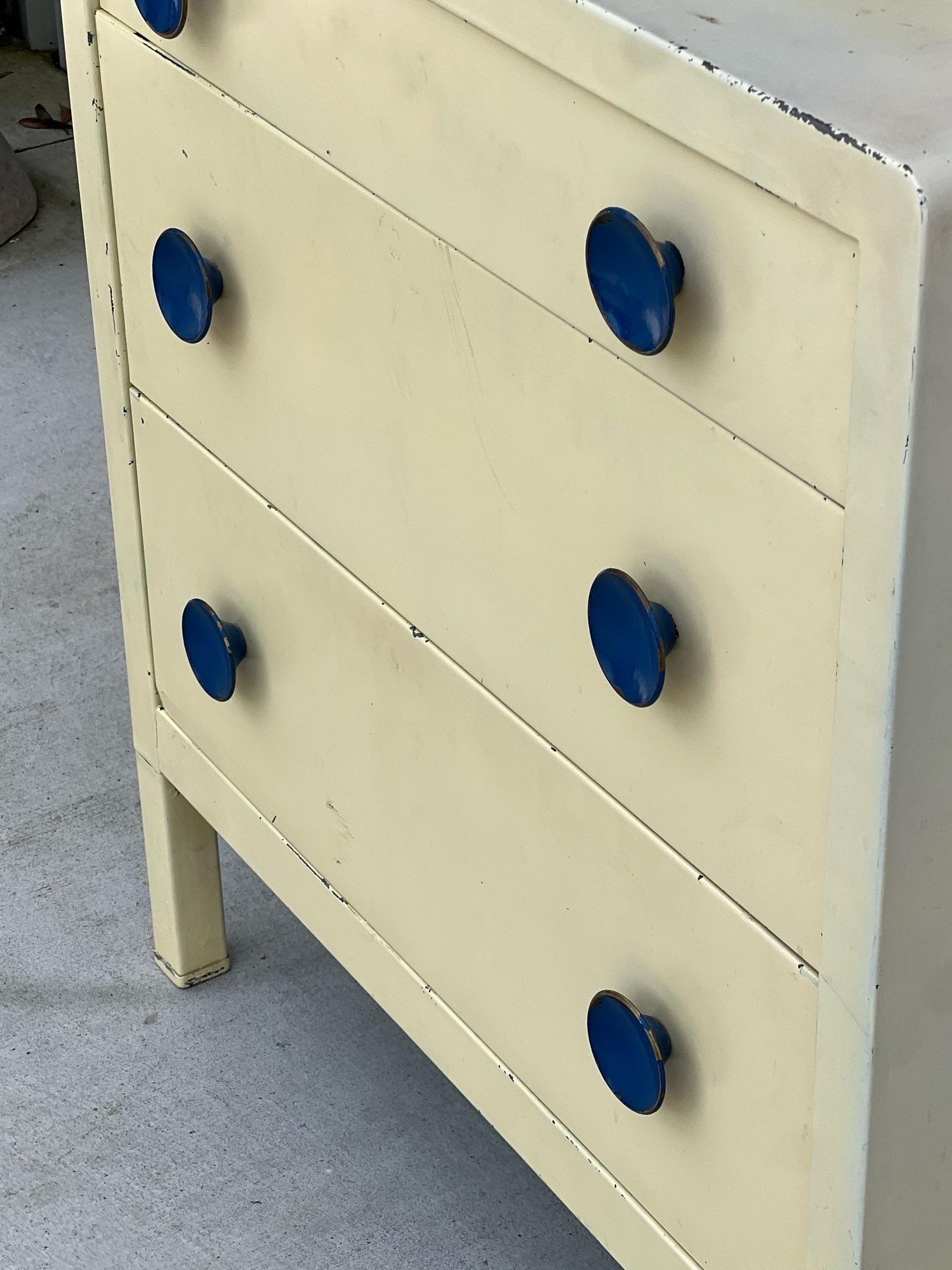 Mid-20th Century Antique Industrial Norman Bel Geddes 3 Drawer Dresser