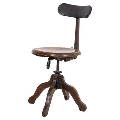 Singer Sewing Machinist Factory Chairs at 1stDibs | singer chairs for ...