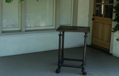 Antique Industrial Printers Table