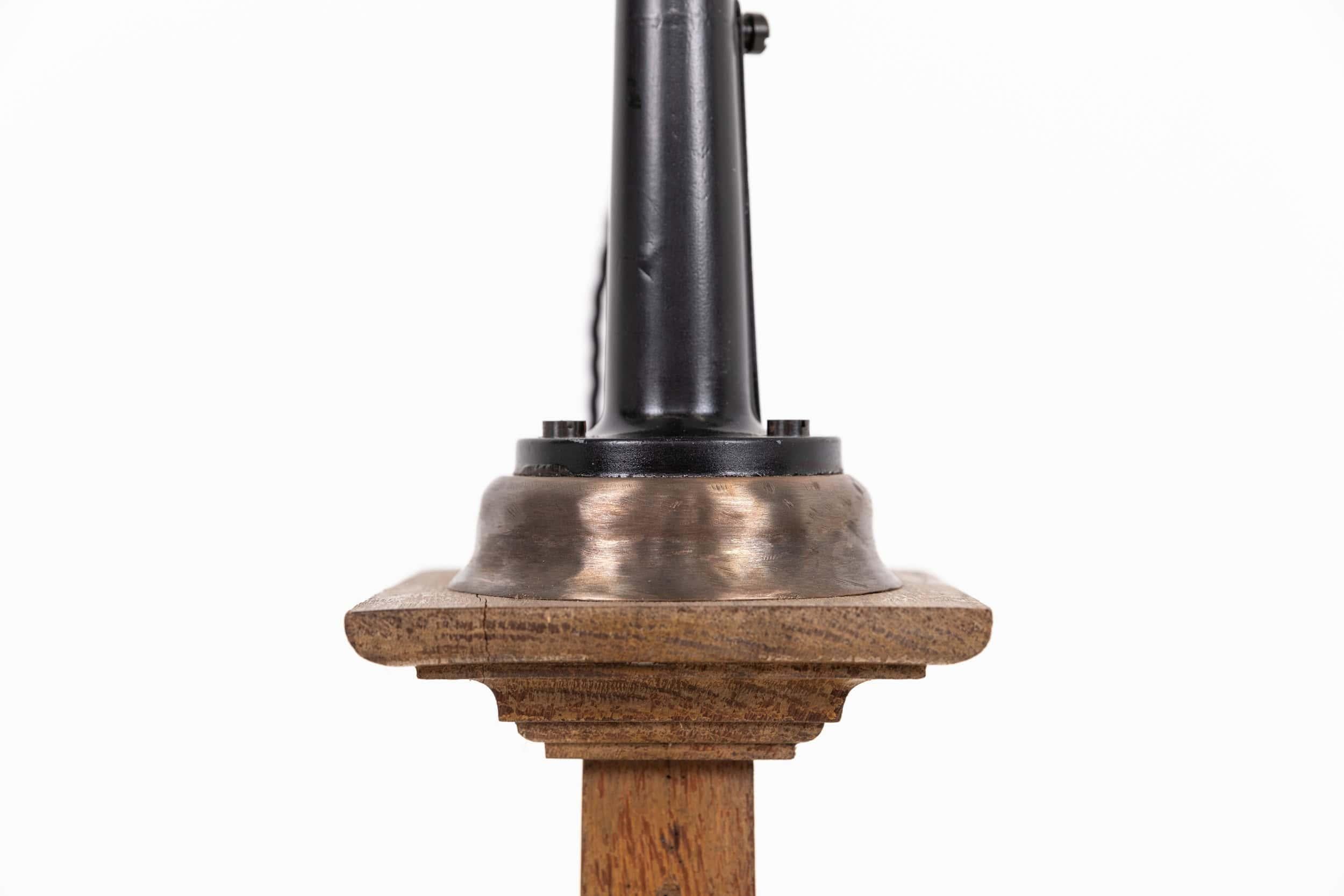 Antique Industrial Simanco Singer Machinist Table Desk Lamp Light, C.1930 2