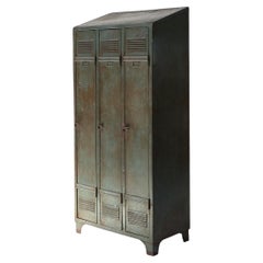 Antique Industrial Storage Locker, France ca. 1910