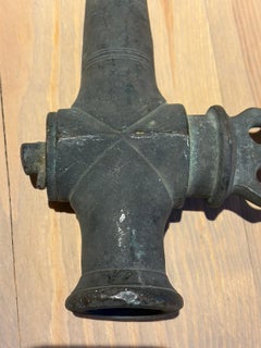 Antique Industrial Tap, Bronze or Cast Iron, Sculptural Design.