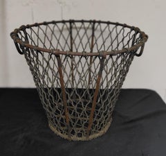 Antique Industrial Wire Basket