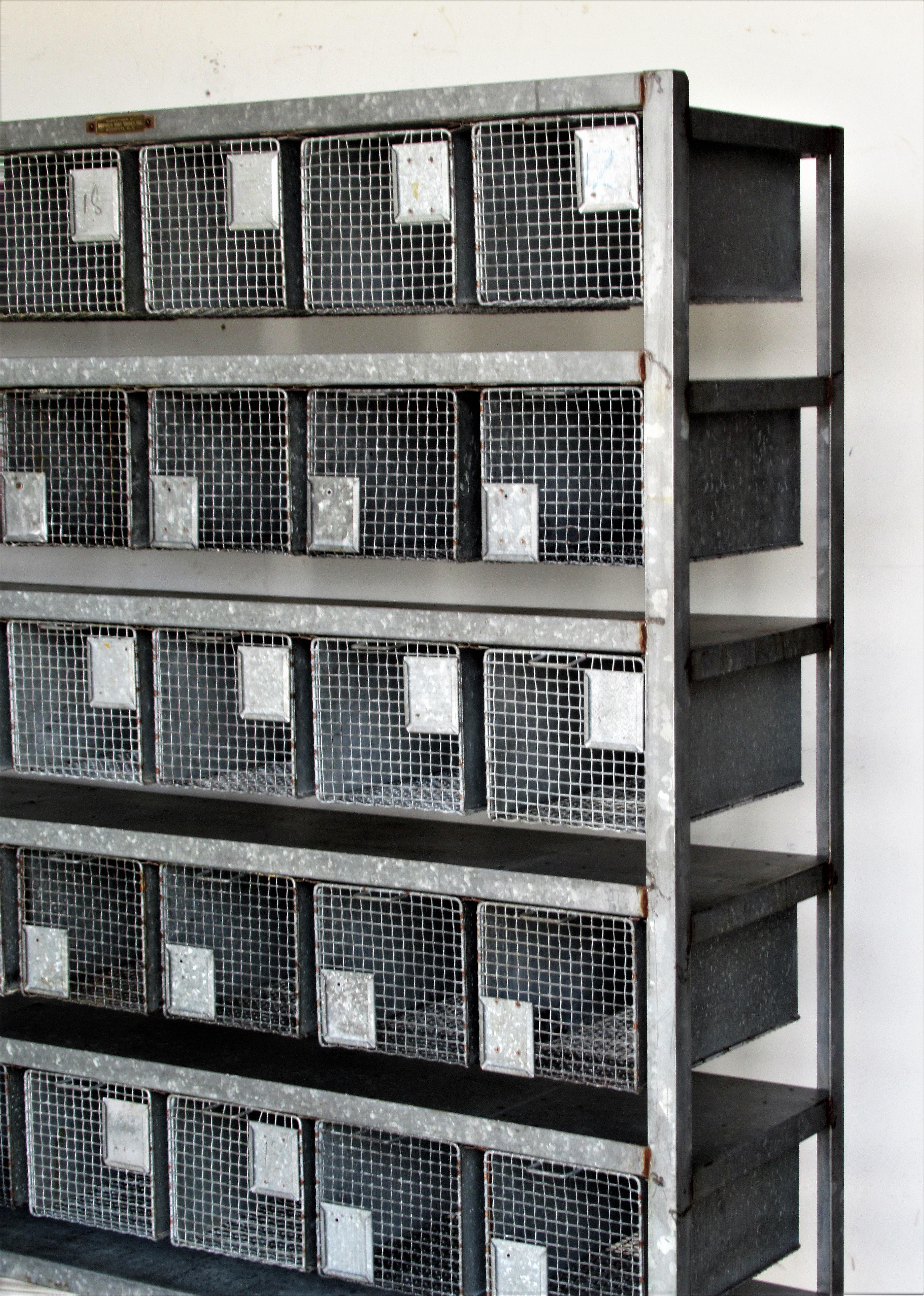 vintage wire basket storage