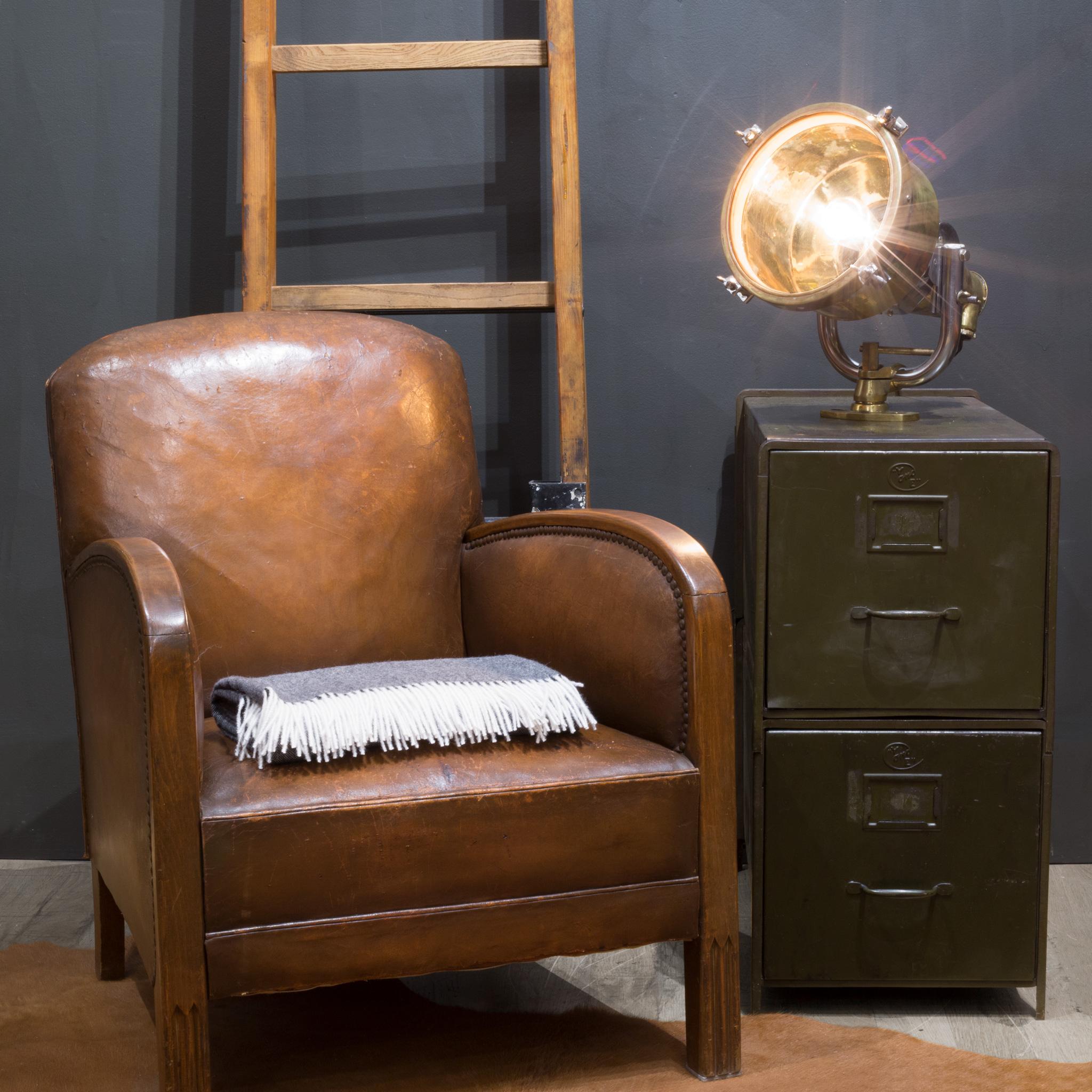 ABOUT

An original army green industrial interlocking and stackable two-drawer filing cabinet fabricated by Yawman and Erbe 
