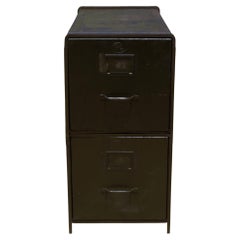 Antique Industrial "Y and E" Steel File Cabinet c.1940