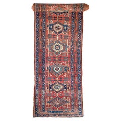 Antique Infinitely Long & Rare Runner Rug, circa 1920-30's