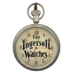 Antique Ingersoll Watches Adverting Trade Sign, circa 1900