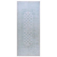 Antique Late 19th Century Indian Cotton Agra Carpet ( 5'9" x 14'6" - 175 x 442 )