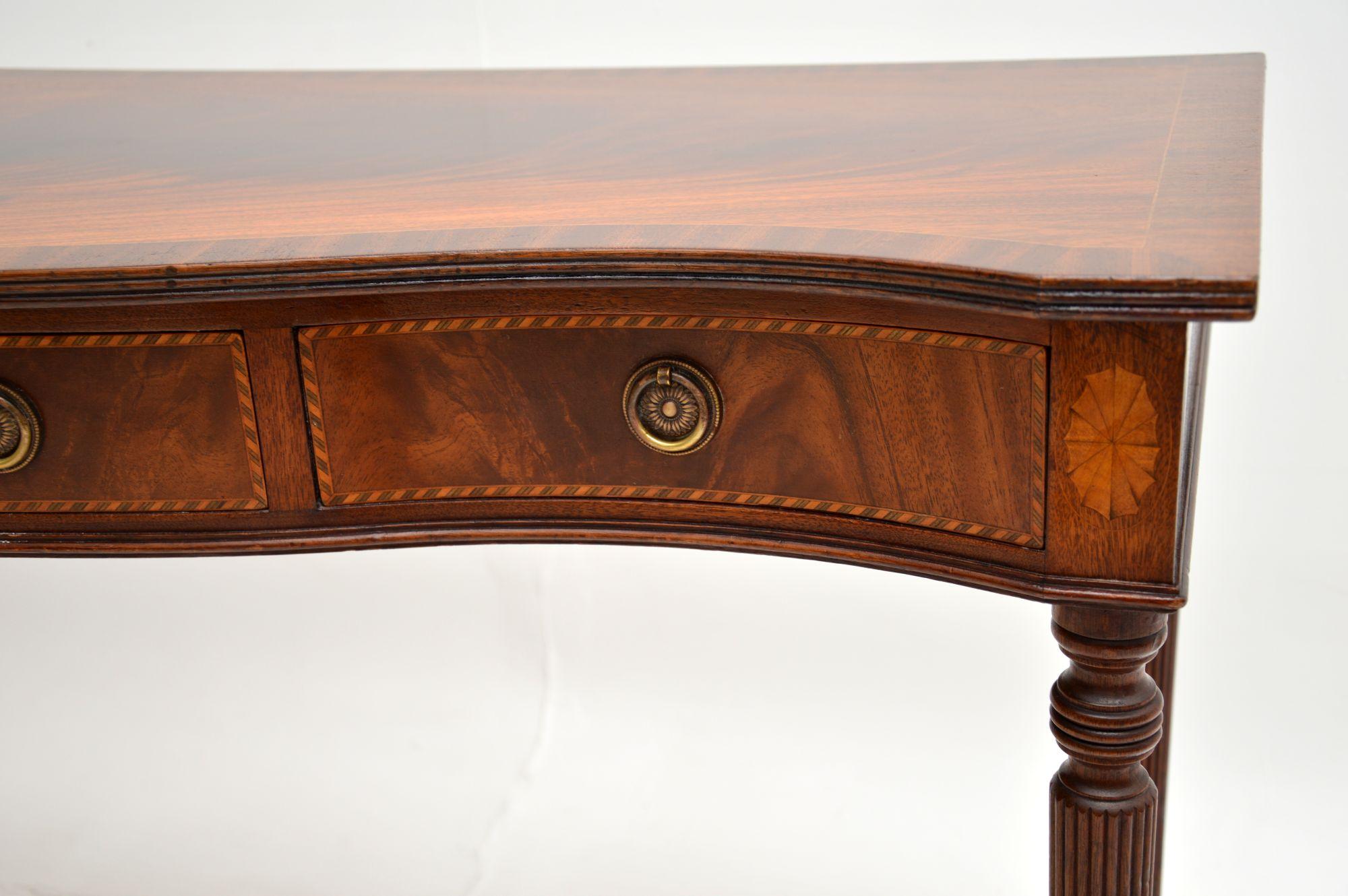 Antique Inlaid Console Table 1