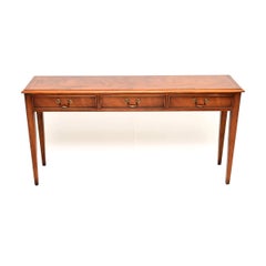 Antique Inlaid Georgian Style Console Table