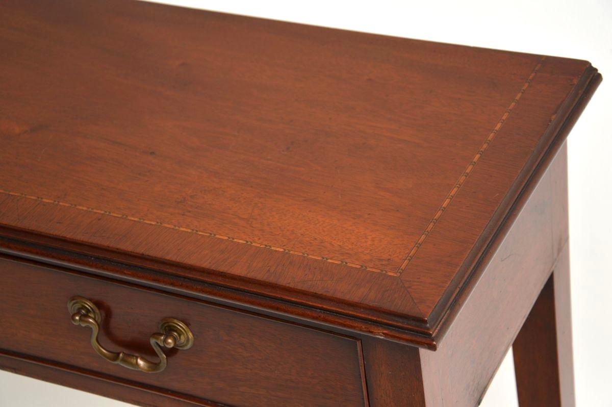Antique Inlaid Georgian Style Console Table For Sale 1