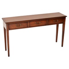 Antique Inlaid Georgian Style Console Table