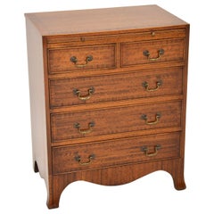 Antique Inlaid Mahogany Bachelors Chest of Drawers