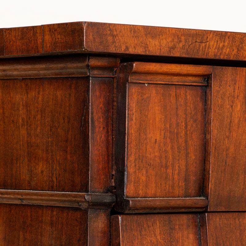 Antique Inlaid Mahogany Biedemeier Chest of Drawers Commode For Sale 6