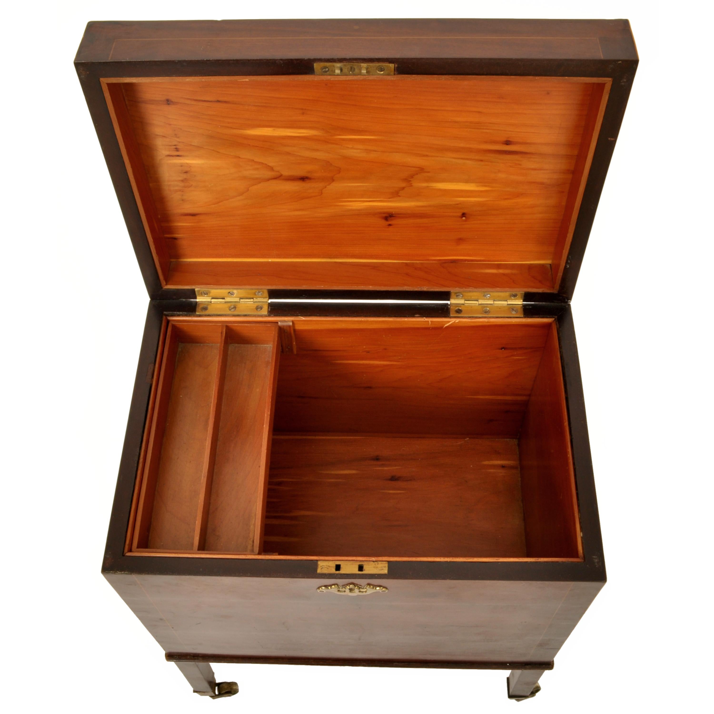 antique wine cellarette