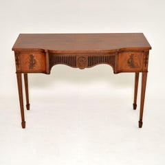 Antique Inlaid Server Table