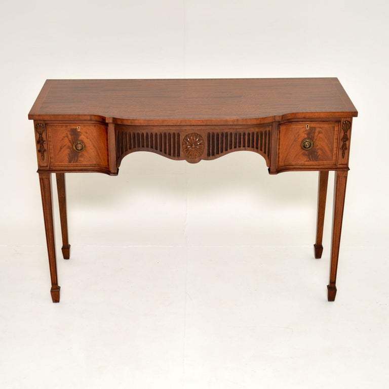 Antique Inlaid Server Table at 1stDibs antique server table