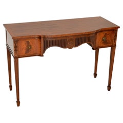 Antique Inlaid Server Table