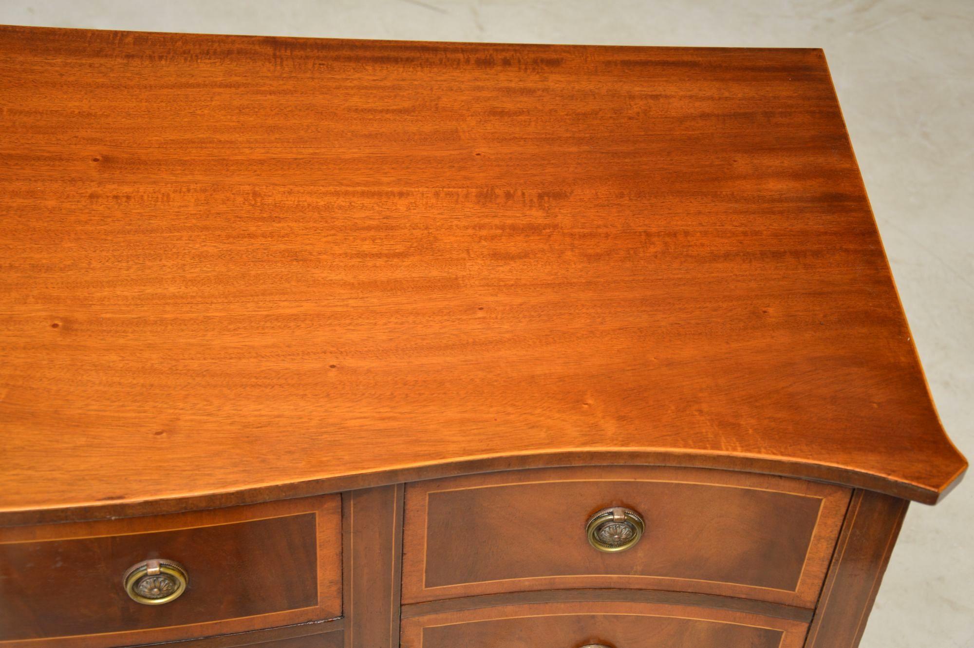 Antique Inlaid Mahogany Sideboard 3