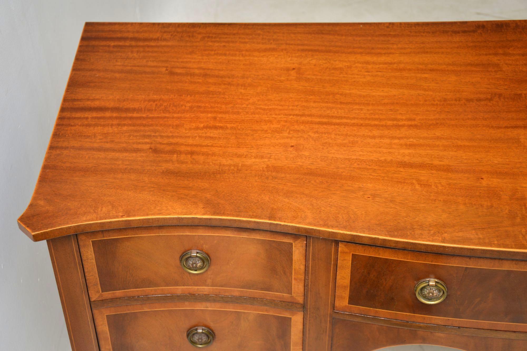 Antique Inlaid Mahogany Sideboard 2