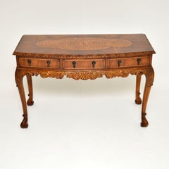 Antique Inlaid Marquetry Console / Side Table