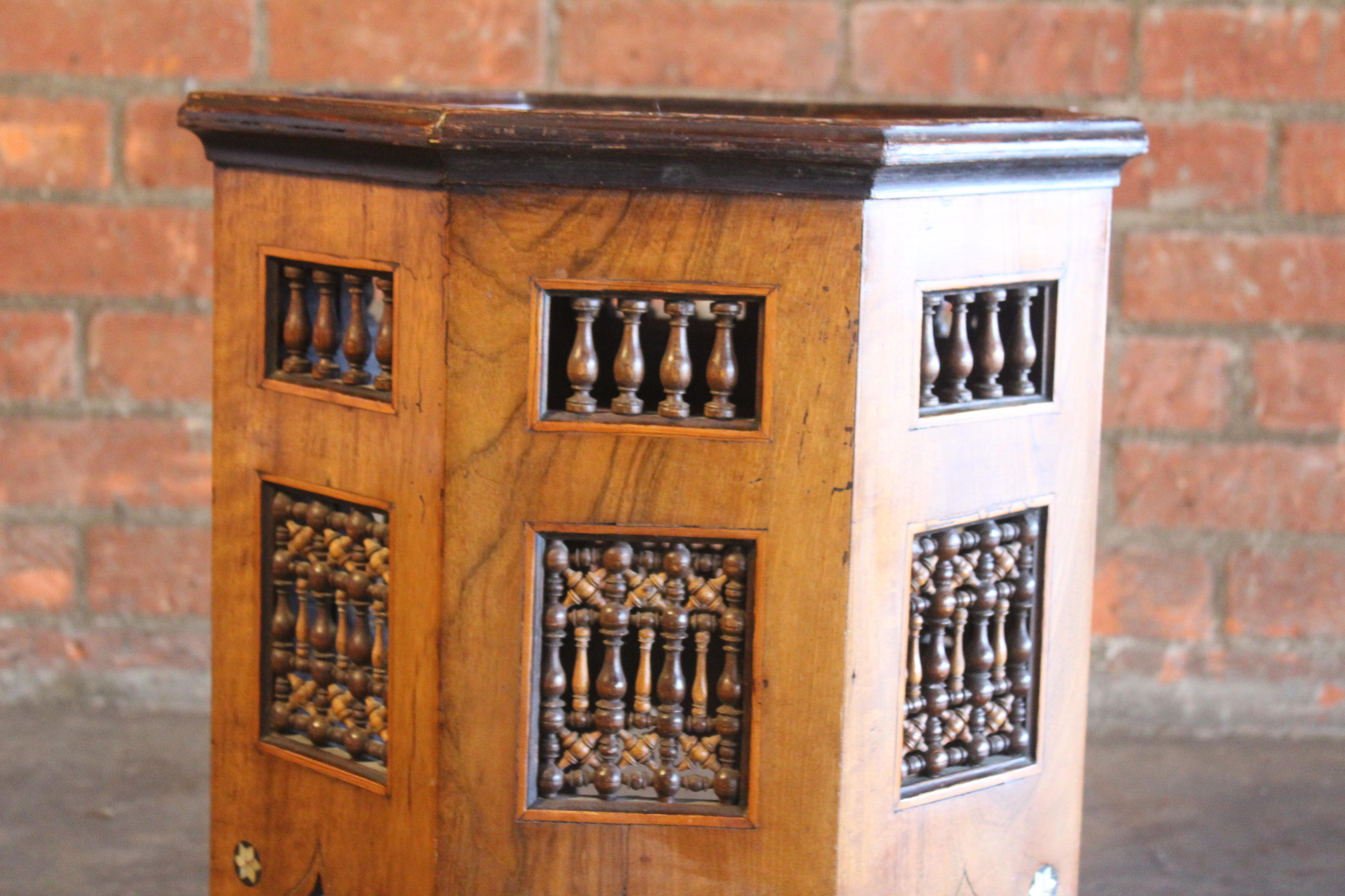 Antique Inlaid Moorish Side Table For Sale 5