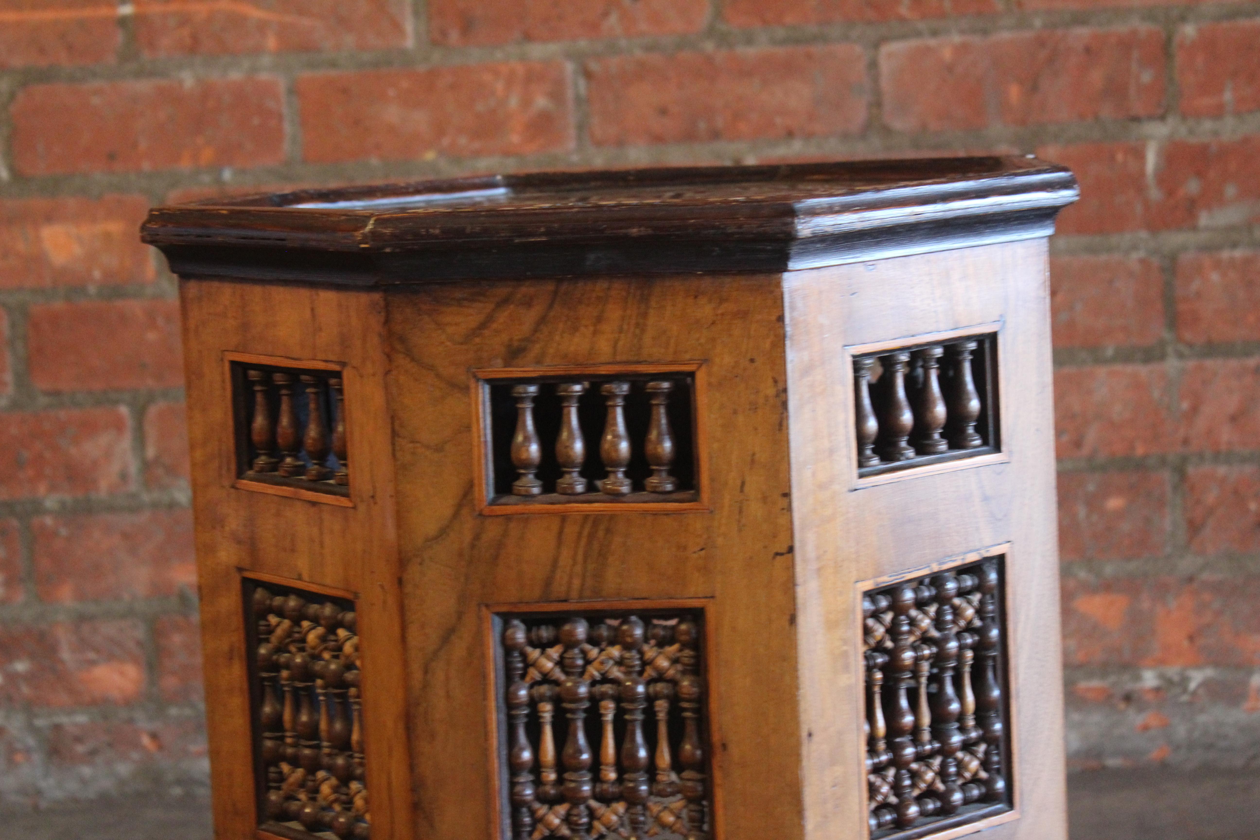 Antique Inlaid Moorish Side Table For Sale 7