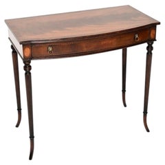 Antique Inlaid Sheraton Style Writing / Side Table