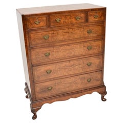 Antique Inlaid Walnut Chest of Drawers