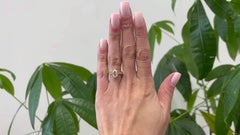 Antique Inspired GIA 1.10 Carat Cushion Cut Diamond 18K Yellow Gold Ring